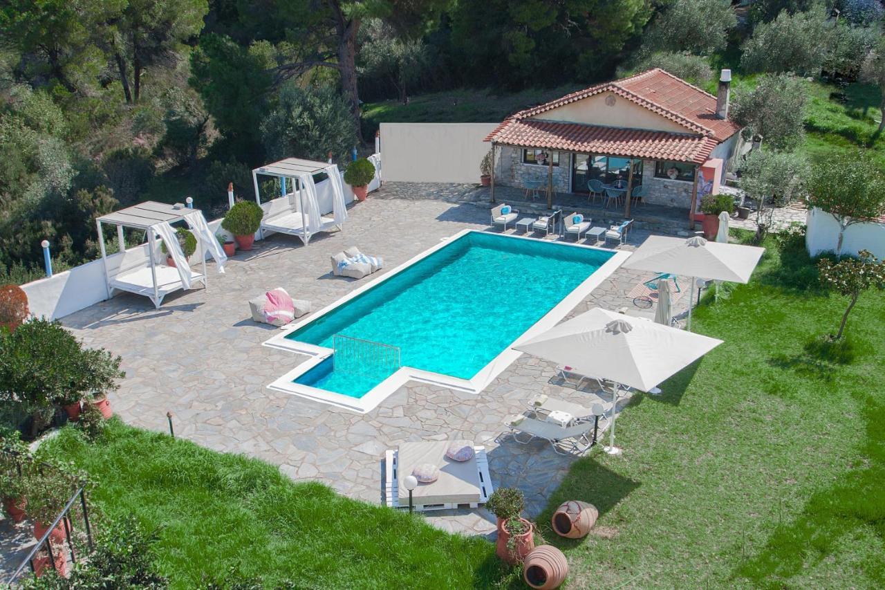 Angelos Studios Vromolimnos Bagian luar foto